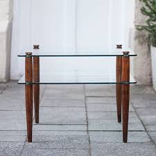Using the mini pallet wooden boards, you can easily shape this side table as it comes with. Side Table Attributed To Fontana Arte Wooden Legs Schlicht Designmobel
