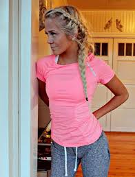 Summer Hairstyle Beauty And Fashion Workout Hairstyles Gym Clothes Women Summer Workout Outfits