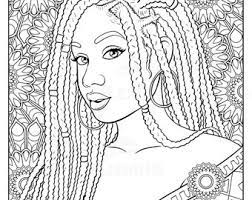 Keep your kids busy doing something fun and creative by printing out free coloring pages. Women Coloring Page Etsy