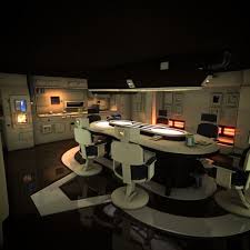 Spaceship Hd 3d Obj Spaceship Interior Futuristic Interior Futuristic Design