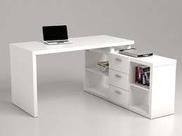 Bureau D Angle Avec Rangements Aldric Iii Blanc Home Office Decor Office Table Design Office Interiors