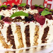 A ripple cake is a popular australian dessert, the equivalent of an american icebox cake. Choc Ripple Butternut Snap Cookie Xmas Wreath Christmas Desserts Christmas Food Australian Desserts