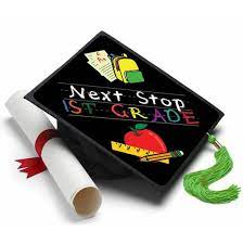 Next Stop First Grade Decorated Grad Cap Decorating Kit Etsy In 2021 Elementary Graduation Education Graduation Cap Graduation Cap Decoration