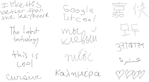 Saint mesrop created the current armenian alphabet in the 5th century ce. Multi Language Online Handwriting Recognition