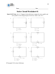 Use the circuit diagrams pictured below to answer the. Series Circuits 1