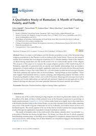 Today malaysia fasting time of sehri and iftari is in johor bahru sehri time: Pdf A Qualitative Study Of Ramadan A Month Of Fasting Family And Faith