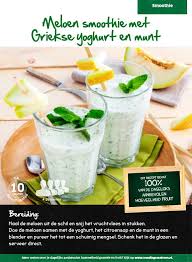 Pin Van Angele Leeuwen Op Cocktails Smoothies Yammie Meloen Smoothie Eten En Drinken Gezonde Smoothie Recepten