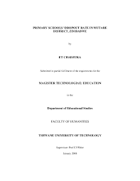 The republic of zimbabwe is broken down into 10 administrative provinces, which are divided into 59 districts and 1,200 wards. Pdf Primary Schools Dropout Rate In Mutare District Zimbabwe Gizachew Mekonnen Academia Edu
