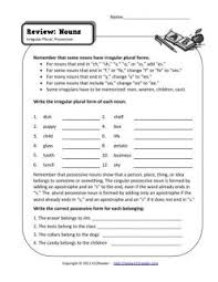 Possessive nouns * description/instructions ; Apostrophes In Plural Possessive Nouns Worksheets Free Download 99worksheets