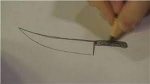 The sheath is made out of 10 ounce leather. How To Draw A Blood Knife Easy Drawing