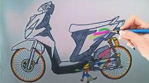 Harga motor beat bekas tahun 2020. Modifikasi Motor Beat Jari Jari Decal Menggambar Dan Mewarnai Pengubahsuaian Motor Youtube