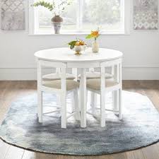 Andover Mills Mabelle 5 Piece Dining Set Wayfair In 2020 Round Dining Room Table Round Dining Room Round Dining Set