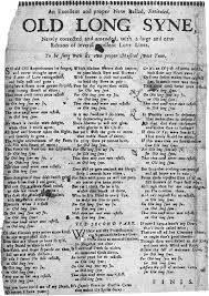 Auld Lang Syne The History Behind The Popular New Year S Song Auld lang syne words by robert burns best song to ever ring in the new year.