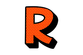 Download Comic Pop Art Alphabet R Svg Cut File By Creative Fabrica Crafts Creative Fabrica Yellowimages Mockups