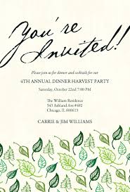 A dinner party is an event where people are being invited by a host to come over for an evening meal. Dinner Party Invites