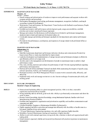 Did you come across a job opening for a maintenance position? Maintenance Manager Resume Samples Velvet Jobs
