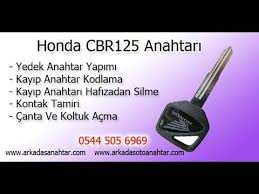 honda cbr 125 hic anahtari yokken dukkanimiza geldi ve hicbir sey sokmeden anahtar yaptik 2021 anahtar honda arac