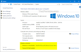 Uninstall Product Key And Deactivate Windows 10 Tutorials