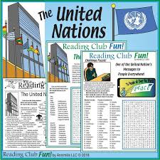 Free United Nations Puzzle Set Celebrating The United Nations And Its Work Around The World Includes The United Nations Reading Club Summer School Fun Fun