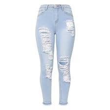 Light Wash Drop Hem Super Ripped Skinny Jean Liked On Polyvore Featuring Jeans Distressed Skin Light Wash Ripped Jeans Cute Ripped Jeans Ripped Jeans Outfit