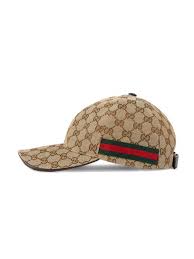 Gucci girls green dress with silk ruffles. Gucci Original Gg Canvas Baseball Hat With Web Farfetch