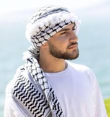 Red and Black Kufiya