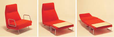 The size is medium and perfect for my space. Hypnos Chair Bed Furniture