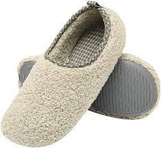 Female bare feet, toes with white pedicure and tube of cream on ivory terry towel, close up. Chaychax Women S Slippers Warm Cozy Memory Foam House Slippers Plush Lining Slip On Indoor Shoes Amazon Co Uk Shoes Bags