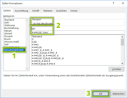 Wie sie auch in word ein inhaltsverzeichnis erstellen können, lässt sich auch ein stichwortverzeichnis bzw. Excel Benutzerdefiniertes Zahlenformat Einrichten Fur Einheiten Z B