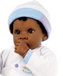 Madame Alexander Angel Love African American Black Brown Eyed 19" Newborn  Nursery Lifelike Baby Doll