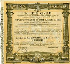 Historische Wertpapiere Compagnie Universelle Du Canal Maritime De Suez Wertpapiere Aktien Papier