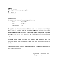 Dan untuk mendapatkan izin tidak masuk kuliah biasanya beberapa dosen menginginkan kita untuk menulis surat izin pun tidak boleh asal, karena surat ini akan diberikan kepada dosen yang notabene dari segi usia dan pendidikan lebih tinggi dan lebih profesional dari kita. Surat Izin Tidak Masuk Kuliah Karena Urusan Keluarga Contoh Seputar Surat