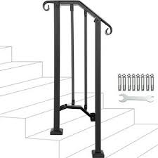 They are important, even required, for safety purposes. Homeplus007 Adjustable Handrail Handrail Picket 1 Fits 1 Or 2 Steps Mattle Wrought Iron Handrail Stair Rail With Installation Kit Handrail