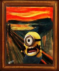 The Scream Minion Scream Art Funny Art Appropriation Art