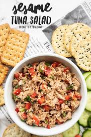 Sesame Tuna Salad Recipe No Mayo Budget Bytes Recipe Recipes Food Seafood Recipes