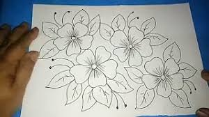 Motifnya bisa terdiri dari beragam gambar hewan, bunga, dan tumbuhan, yang dibuat dengan warna yang kontras dan lembut. Gambar Batik Bunga Yang Sederhana