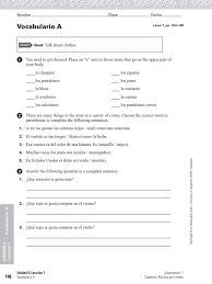 Unidad 4 leccion 1 answer key. Sp1 U4l1w Pdf