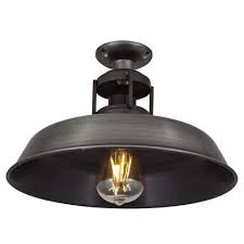 Buy ceiling lights at beut.co.uk. Barn Slotted Flush Mount Ceiling Light In Pewter Finish