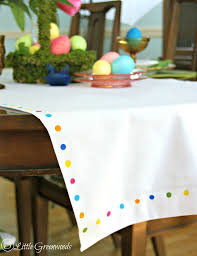 Diy velvet mushroom cap at life is a party. Make Your Own No Sew Table Runner For Easter