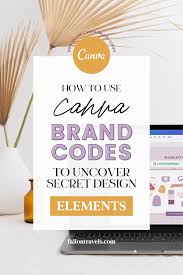 The canvas element is only a container for graphics. How To Use Canva Brand Codes To Unlock Secret Design Elements Fallon Travels