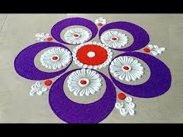 Easy Innovative Creative Beautiful And Quick Rangoli Design For Everyday Daily Rangoli You Beautiful Rangoli Designs Flower Drawing Design Rangoli Designs