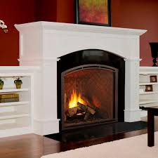 With the flick of a switch, you can have a warm fire burning in the hearth without chopping or hauling wood and without kindling or building of the fire. Gas Fireplace Heirloom Heatilator Traditional Closed Hearth Built In