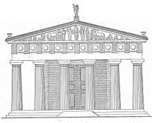 Zur anlage in olympia gehörte neben den sportstätten auch ein tempelbezirk, wofür der baumeister libon von elis im jahre 456 v.chr andere warfen ihm vor, einen teil des goldes der zeusstatue für sich selbst abgezweigt zu haben. Zeustempel Olympia Wikipedia