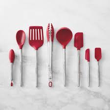 Maybe you would like to learn more about one of these? Williams Sonoma Stainless Steel Silicone Kitchen Utensils Set Of 8 Williams Sonoma