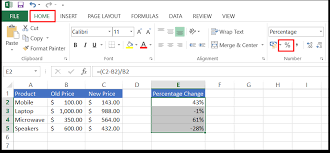 What if the numbers are negative? How To Calculate Percentage In Excel Complete Guide Learn Army