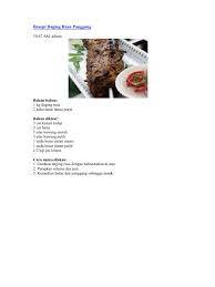 Kalau ingin dapat cita rasa otentik. Resepi Daging Rusa