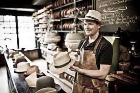 Master Hat Maker Graham Thompson Owner Of Optimo Hats In Chicago Hat Stores Suit Hat Mens Fashion Suits