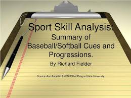 Football play drawing template at paintingvalley com explore. Ppt Sport Skill Analysis Summary Of Baseball Softball Cues And Progressions Powerpoint Presentation Id 35225