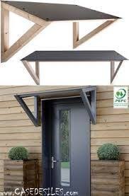 Placing a door awning at your front door is a good way to protect your entrance from the elements. Diy Front Door Portico Novocom Top