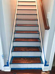 Our diy staircase makeover has made a huge difference for our home! Diy Budget Stair Makeover Kiss That Old Carpet Goodbye For Under 100